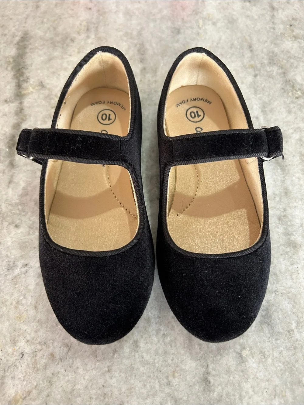 Cat & Jack Black Mary Janes Size 10